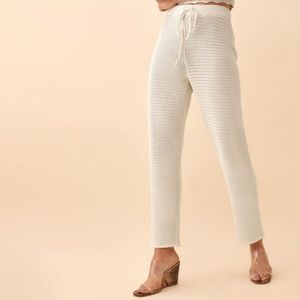 Reformation Rosso Knit Pants